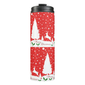メリークリスマス冬の雪 タンブラー