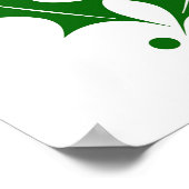 メリークリスマス冬の雪 ポスター (角)