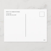 メリークリスマス冬ほこりっぽい書道植物学 シーズンポストカード (裏面)