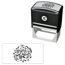 メリークリスマス冬休み セルフインキングスタンプ