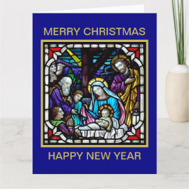 メリークリスマス出生シーン カード