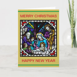 メリークリスマス出生シーン カード