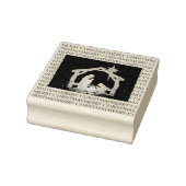 メリークリスマス出生シーン ラバースタンプ (スタンプ)