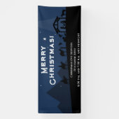 メリークリスマス出生バナー 横断幕 (縦)