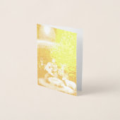 メリークリスマス出生フォイルカード 箔カード (正面)