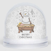 メリークリスマス出生ベビーイエス雪だるま (正面)