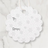 メリークリスマス出生ベビーイエス雪だるま フェイバータグ (裏面)