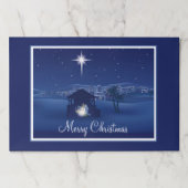 メリークリスマス出生紙ランチョンマット ペーパーパッド (正面)