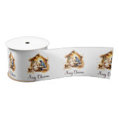 メリークリスマス出生 サテンリボン (リール)