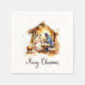 メリークリスマス出生 スタンダードカクテルナプキン (正面)