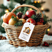 メリークリスマス出生 パーソナライズされた ギフトタグ