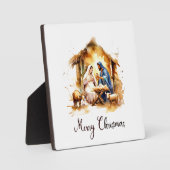 メリークリスマス出生 フォトプラーク (正面)