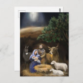 メリークリスマス出生 ポストカード (正面/裏面)