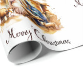 メリークリスマス出生 ラッピングペーパー (ロールコーナー)