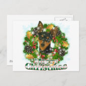 メリークリスマス分Pin シーズンポストカード (正面/裏面)