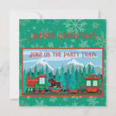 メリークリスマス列車 招待状 (正面)