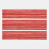 メリークリスマス包装紙フラットシート3セット ラッピングペーパーシート (正面3)