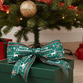 メリークリスマス北欧パターン グログランリボン