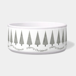 メリークリスマス千鳥格子のの木 ボウル