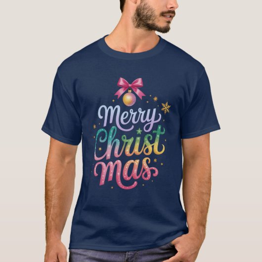 メリークリスマス友達 Tシャツ (正面)