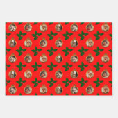 メリークリスマス名写真ラッピング紙シート ラッピングペーパーシート (正面3)