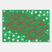 メリークリスマス名写真ラッピング紙シート ラッピングペーパーシート (正面)