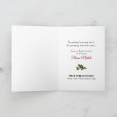 メリークリスマス多言語対応金ゴールドタイポグラフィ シーズンカード (内部)