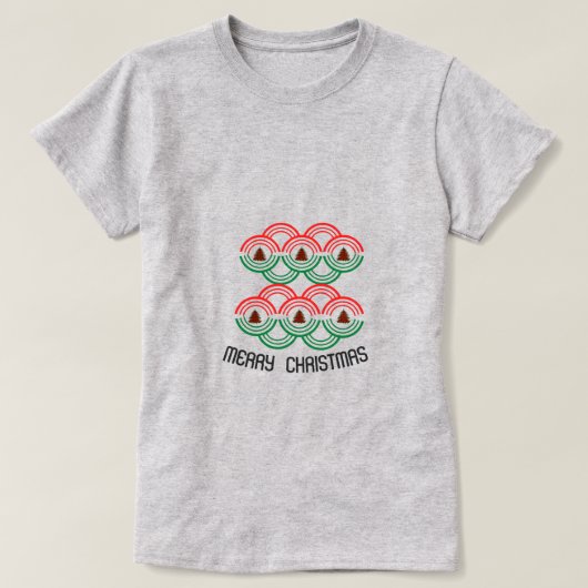メリークリスマス女子Tシャツ Tシャツ (デザイン正面)