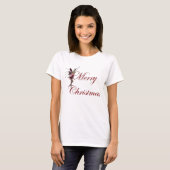 メリークリスマス妖精の国デザイン1 – 休日Tシャツ Tシャツ (正面フル)