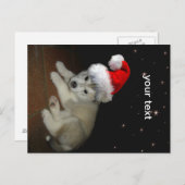 メリークリスマス子犬 シーズンポストカード (正面/裏面)