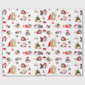 メリークリスマス子猫2包み紙 ラッピングペーパー (フラット)