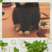 メリークリスマス子猫 キッチンタオル (折り畳み)