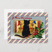 メリークリスマス子猫 シーズンポストカード (正面/裏面)
