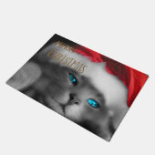 メリークリスマス子猫 ドアマット (アングル)