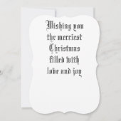 メリークリスマス子馬カード (裏面)