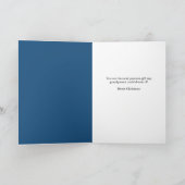 メリークリスマス孫娘雪だるま シーズンカード (内部)