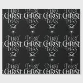 メリークリスマス宗教書道酒場 ラッピングペーパー (フラット)