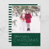 メリークリスマス宗教的な休日のフォトカード シーズンカード (正面/裏面)