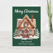 メリークリスマス実在エステートカンパニーグリーンホーム シーズンカード (正面)