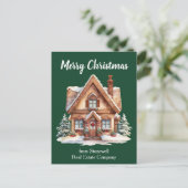 メリークリスマス実在エステートカンパニーグリーンホーム シーズンポストカード (スタンド正面)