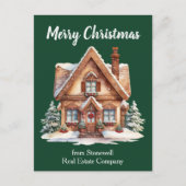 メリークリスマス実在エステートカンパニーグリーンホーム シーズンポストカード (正面)