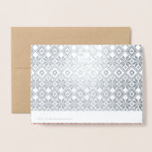 メリークリスマス実在ホイルラグジュアリーカスタムフォトカード 箔カード (裏面封筒付き)