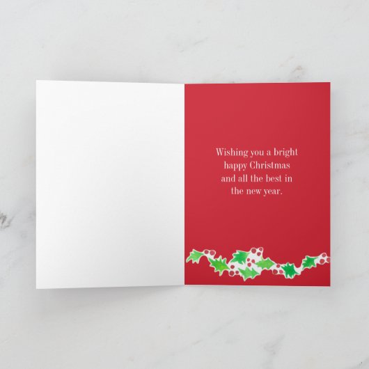 メリークリスマス実在不動産仲介業者不動事業 シーズンカード (内部)