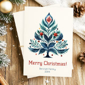 メリークリスマス家族のホリデーカード 招待状