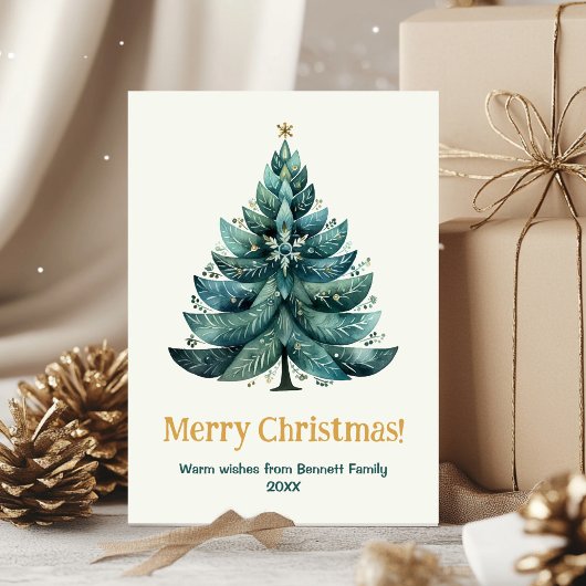 メリークリスマス家族のホリデーカード 招待状