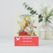 メリークリスマス家族の写真はがき シーズンポストカード (スタンド正面)