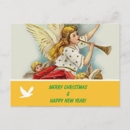 メリークリスマス家族の写真はがき シーズンポストカード