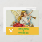 メリークリスマス家族の写真はがき シーズンポストカード (正面/裏面)