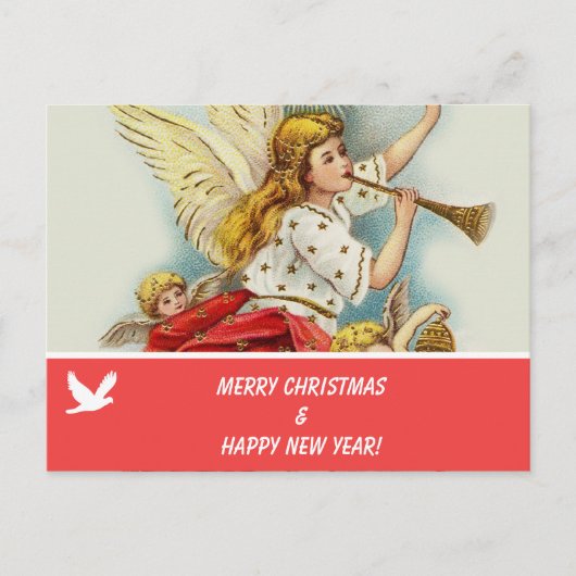 メリークリスマス家族の写真はがき シーズンポストカード (正面)