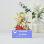 メリークリスマス家族の写真はがき シーズンポストカード (スタンド正面)